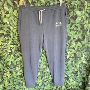 Vuori Performance Jogger Women’s Light Azure Heather (Blue) Size Large Logo Stai